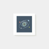 Cosmic Signal futuristische Post-it® Notes (Voorkant)