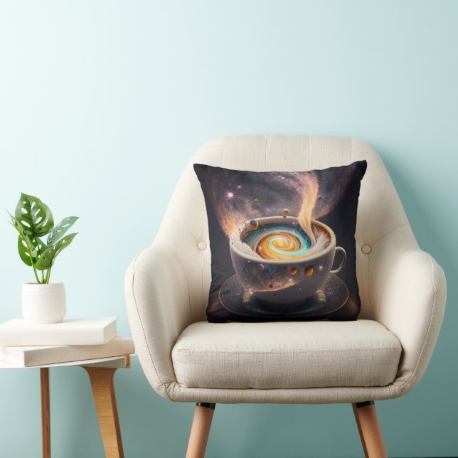Cosmic Sips: Hemelvaart door de Melkweg Kussen (Stoel)