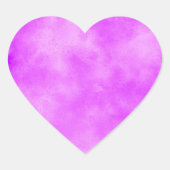 Cosmic Sky Heart Sticker (Voorkant)