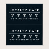 Cosmic Sky, Modern Double Loyalty Visitekaartje (Binnenkant ongevouwen)