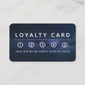 Cosmic Sky, Modern Klantenkaartje (Voorkant)