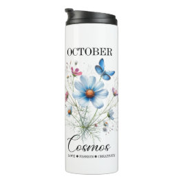 Cosmic Slok • Oktober Geboortebloem Thermische Tum Thermosbeker