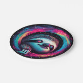 Cosmic Sloth Galaxy Art Papieren Bordje (Gekanteld)