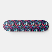 Cosmic Sloth Galaxy Art Persoonlijk Skateboard (Horizontaal)