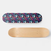 Cosmic Sloth Galaxy Art Persoonlijk Skateboard (Horizontaal)
