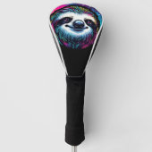 Cosmic Sloth Golfheadcover (Voorkant)