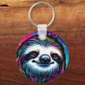 Cosmic Sloth Sleutelhanger (Voorkant)