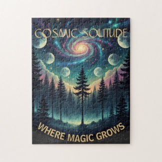 Cosmic Solitude Galaxy Forest • Moon Phases Legpuzzel