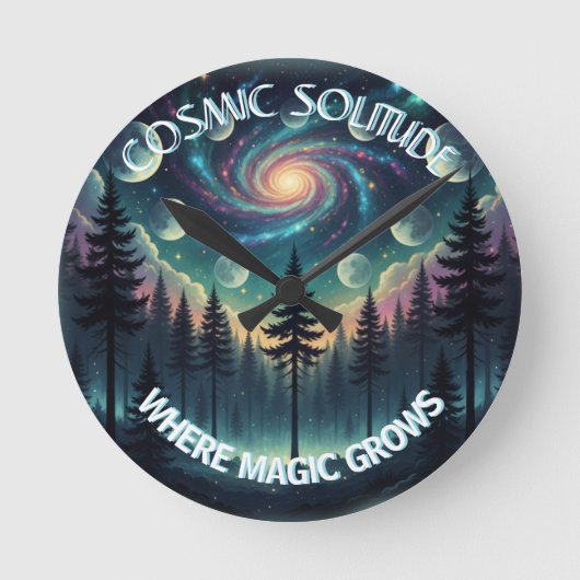 Cosmic Solitude Galaxy Forest •Phases (NO NUMBERS) Ronde Klok (Voorkant)