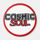 Cosmic Soul - Round Circle Logo Magneet (Voorkant)