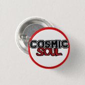 Cosmic Soul - Round Circle Logo Ronde Button 3,2 Cm (Voorkant /achterkant)