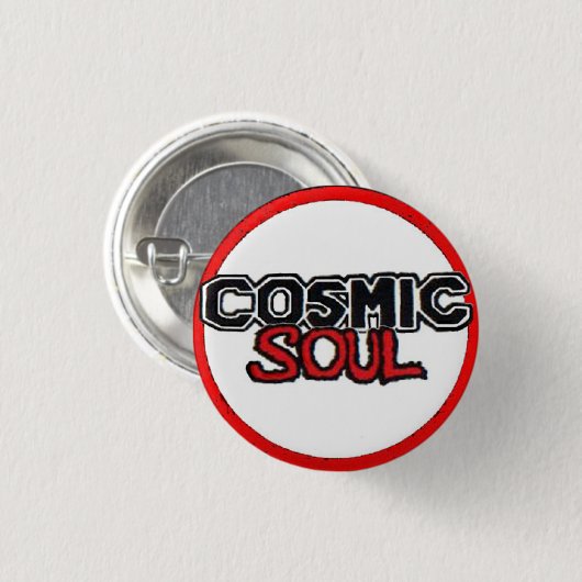 Cosmic Soul - Round Circle Logo Ronde Button 3,2 Cm (Voorkant /achterkant)