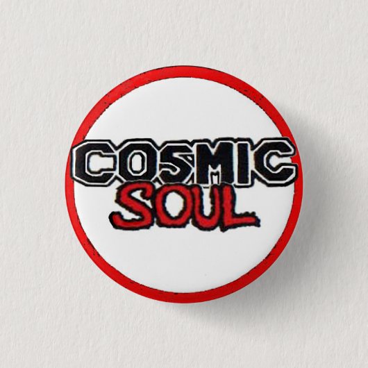 Cosmic Soul - Round Circle Logo Ronde Button 3,2 Cm (Voorkant)