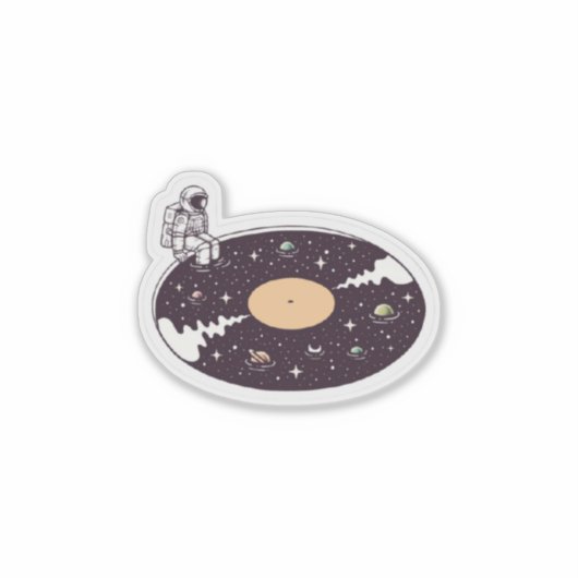 Cosmic Sound Sticker (Voorkant)
