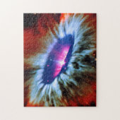 Cosmic Space Exploration Pink en Paarse Phenomena Legpuzzel (Verticaal)