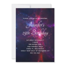 Cosmic Space Stars en Nebula Birthday Party