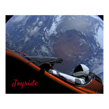 Cosmic Space Travel Photo Astronaut Hot Rod Fun