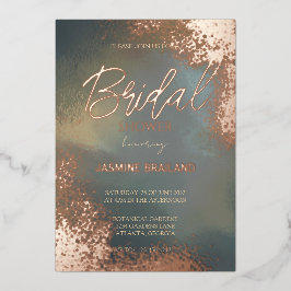 Cosmic Sparkle Hombre Wash Vrijgezellenfeest Folie Uitnodiging