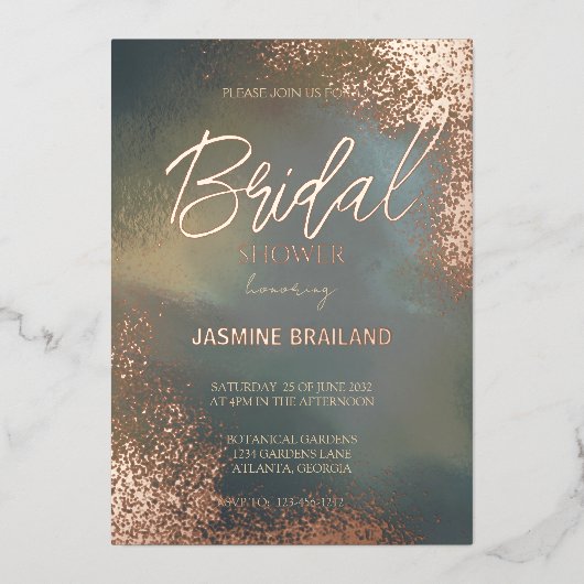 Cosmic Sparkle Hombre Wash Vrijgezellenfeest Folie Uitnodiging (Voorkant)