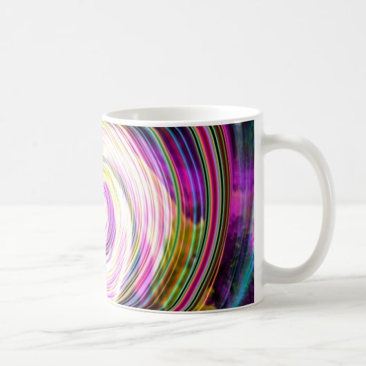 Cosmic Spectacular White Swirl Mok (Rechts)
