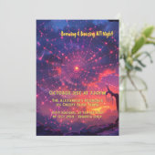 Cosmic Spider Web Halloween Custom Kaart (Staand voorkant)