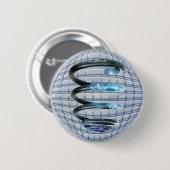 Cosmic Spiral Ronde Button 5,7 Cm (Voorkant /achterkant)