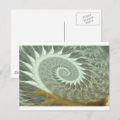 Cosmic Spiral - Sacred Geometry Golden Spiral Briefkaart (Voorkant / Achterkant)