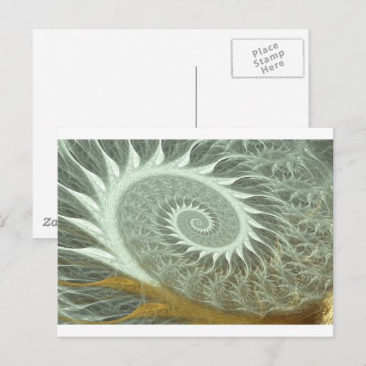 Cosmic Spiral - Sacred Geometry Golden Spiral Briefkaart (Voorkant / Achterkant)