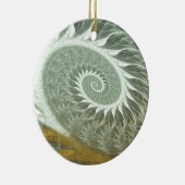 Cosmic Spiral - Sacred Geometry Golden Spiral Keramisch Ornament (Rechts)