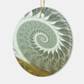 Cosmic Spiral - Sacred Geometry Golden Spiral Keramisch Ornament (Links)