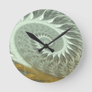 Cosmic Spiral - Sacred Geometry Golden Spiral Ronde Klok