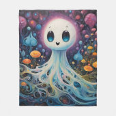 Cosmic spook fleece deken (Voorkant)