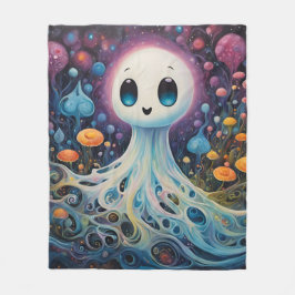 Cosmic spook fleece deken