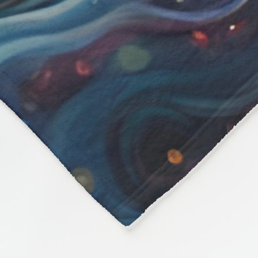 Cosmic spook fleece deken (Hoek)