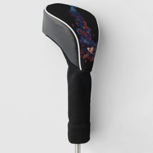 Cosmic Squid Space Odyssey Golfheadcover (Schuin)