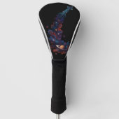 Cosmic Squid Space Odyssey Golfheadcover (Voorkant)