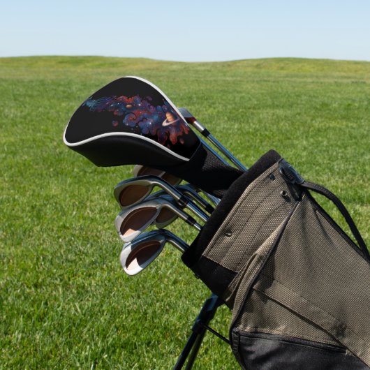 Cosmic Squid Space Odyssey Golfheadcover (Insitu)