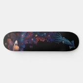Cosmic Squid Space Odyssey Persoonlijk Skateboard (Horizontaal)