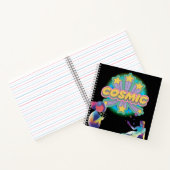 Cosmic Stars Retro Aesthetic Notebook Notitieboek (Binnen)