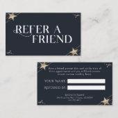 Cosmic Stars Verwijs een Kaart voor een vriendenve Visitekaartje (Voorkant / Achterkant)