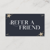 Cosmic Stars Verwijs een Kaart voor een vriendenve Visitekaartje (Voorkant)