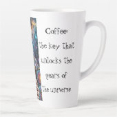 Cosmic Steampunk Latte Mok (Rechts)