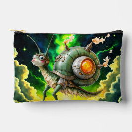 Cosmic Steampunk Slakkenvogel – Neon Droom Schepse Etui