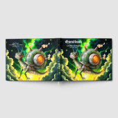 Cosmic Steampunk Slakkenvogel – Neon Droom Schepse Gastenboek (Volledig)