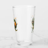 Cosmic Steampunk Slakkenvogel – Neon Droom Schepse Glas (Rechts)