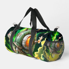 Cosmic Steampunk Slakkenvogel – Neon Droom Schepse Plunjezak