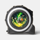 Cosmic Steampunk Slakkenvogel – Neon Droom Schepse Rolmaat (Voorkant)