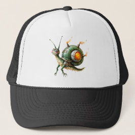 Cosmic Steampunk Slakkenvogel – Neon Droom Schepse Trucker Pet