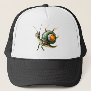 Cosmic Steampunk Slakkenvogel – Neon Droom Schepse Trucker Pet
