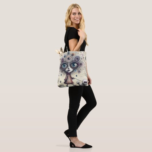 "Cosmic Stroll" Canvas tas van DAKimage (Op model)